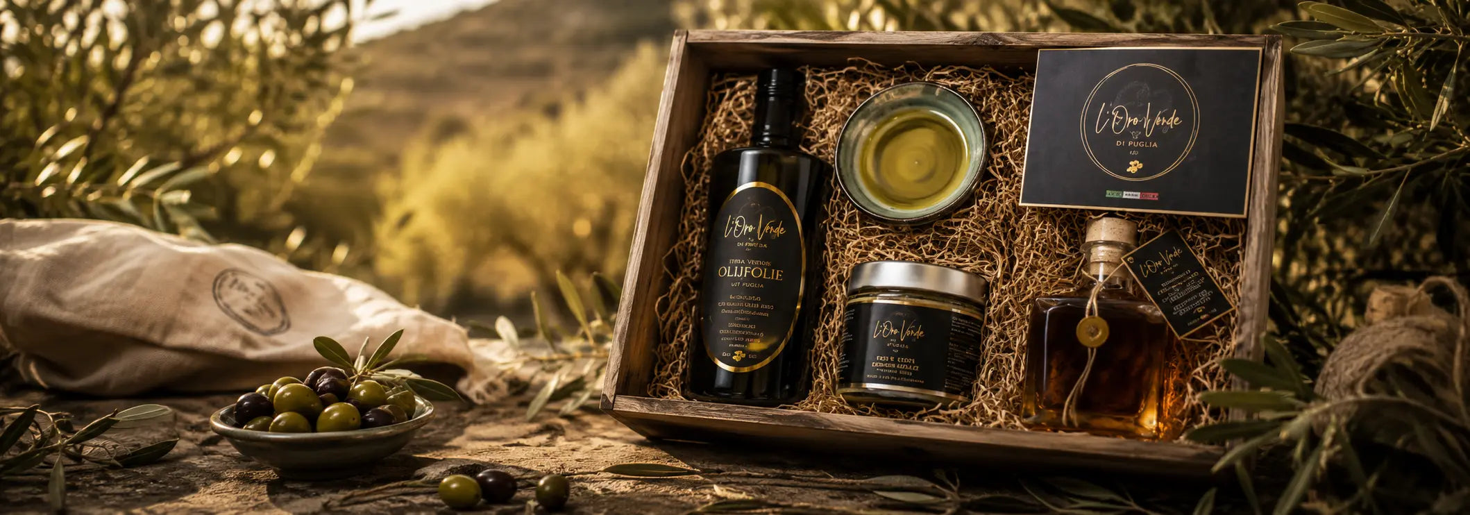Geschenkpakketten Loro Verde di Puglia