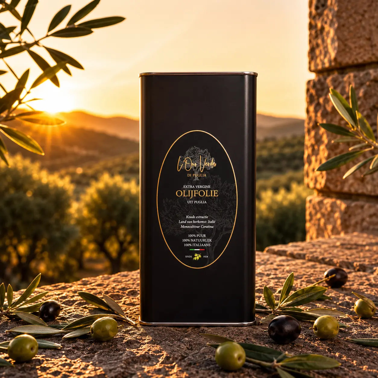 Olijfolie 5 liter L'Oro Verde di Puglia