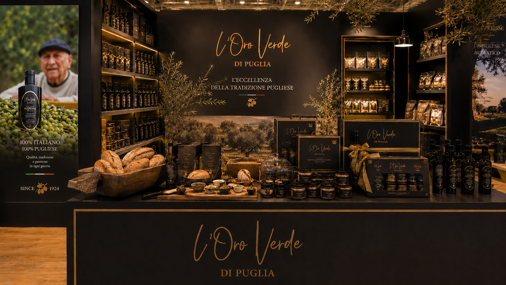 L'oro Verde di Puglia beursstand