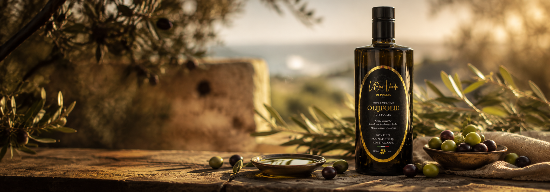 Loro verde di Puglia olijfolie - banner