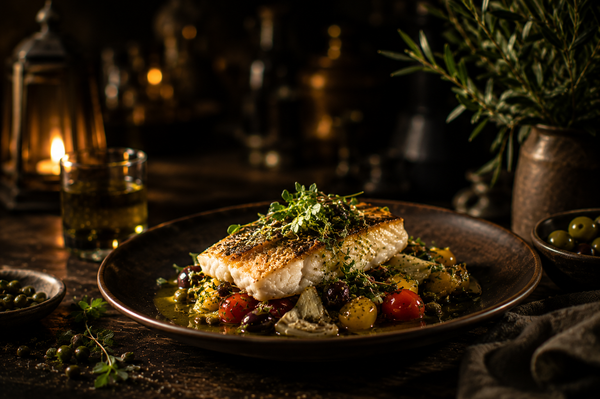recept - luxe zalm op een bordje